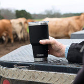 30 oz Black Stainless Steel Tumbler